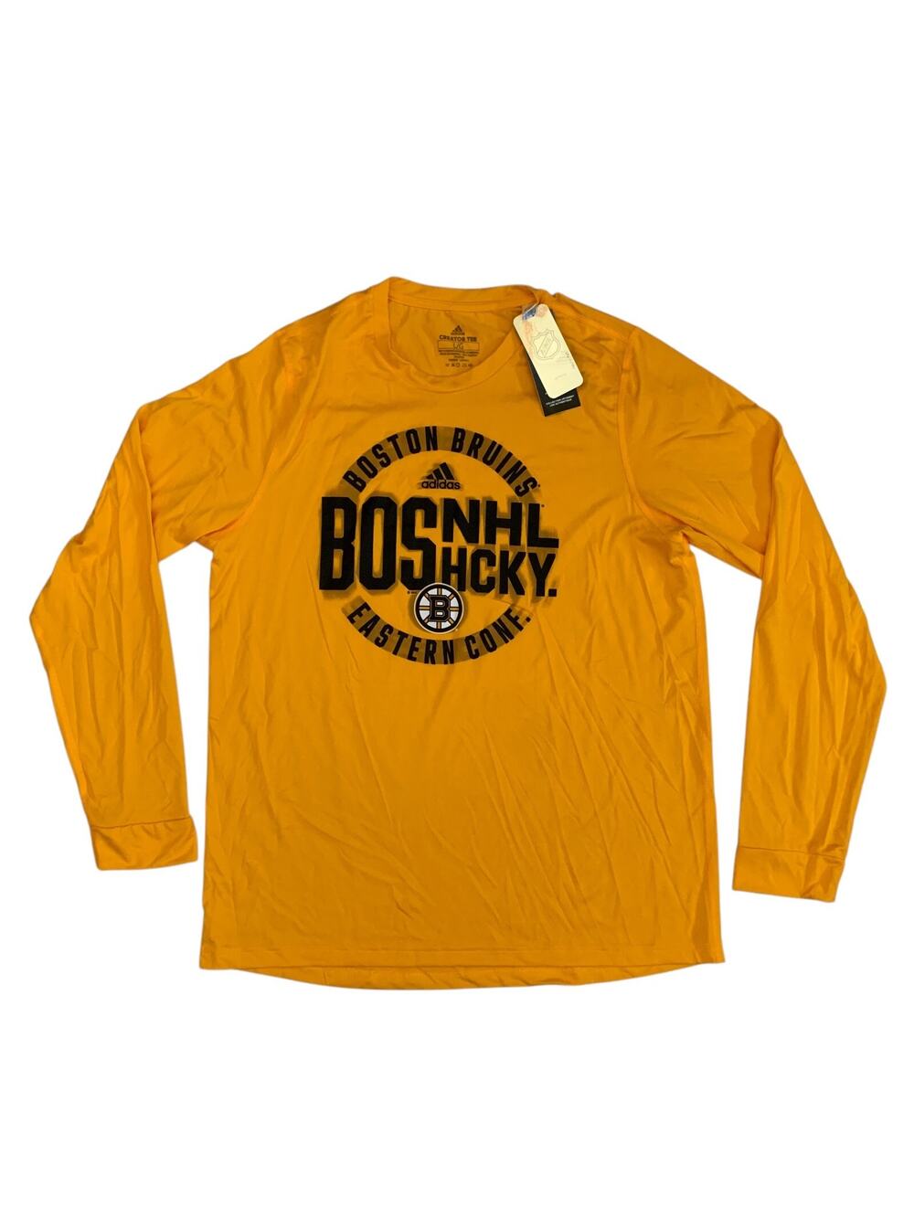 Adidas Men's Size L Boston Bruins Eastern Conference NHL Hockey Creator T-Shirt
